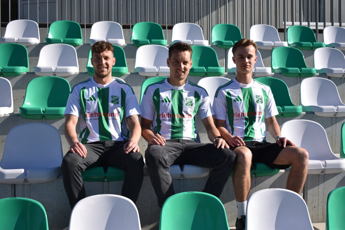 Drei "Neue" für Rulle: Louis Frye, Nick Claushallmann und Ben Förster (v.l.) verstärken die Erste Herren zur Saison 2026/27.